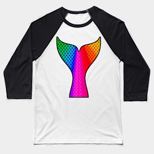 Mermaid Tail Save The Mermaids Rainbow Ocean Laptop Baseball T-Shirt